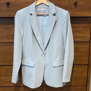 Cicy Bell Women's Sky Blue Blazer